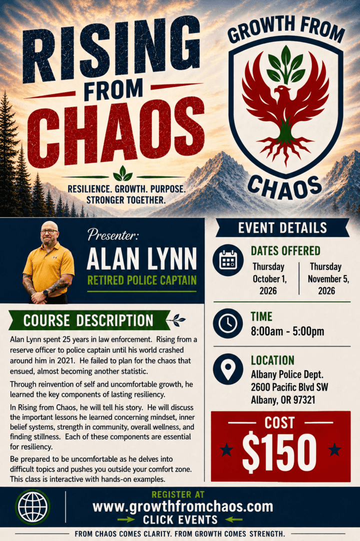 RISING FROM CHAOS poster